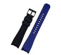 SLCHJX Doble color para la correa de silicona de ciudadano Men Matrícula de relojes Arco de la bosque Arc Bank Bod Bode Belt 20 mm de 22 mm Bandas de vigilancia