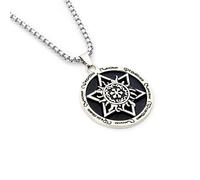 SLCHJX Estrella de David Collar para Hombres Hexagram Magen Magen David Collar Colgantes Joyas judías de Acero Inoxidable
