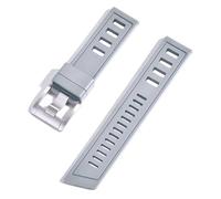 SLCHJX Fluororubber FKM 20 mm 22 mm Reloj Strap Wating Bands de liberación rápida para cada marca de buceo de marca