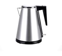 SLCHJX Hervidor de Agua, Calentador de Agua portátil, Tats Doble hervidores Anti-escaladera para Agua hirviendo Adecuada para la Vida Diaria 1.2L 1000W/Silver Elegant