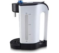 SLCHJX Hervidores, hervidores de calefacción rápida para Agua hirviendo, Quema Anti-seco 2 Segundos Calentador de Agua Caliente, 1500W 3.0L Adecuado para Uso doméstico/Blanco Elegante