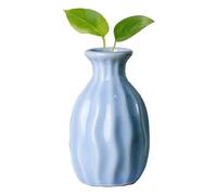 SLCHJX Jarrón de Brote pequeño jarrón de Flores Mini cerámica Hechas a Mano jarrones de Agua Modernos para Flores Sala de Estar Mesa de Comedor de la Oficina decoración de la repisa de la repisa