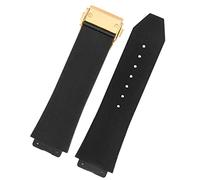 SLCHJX Mira la banda para Hublot Big Bang Silicone 25 * 19 mm impermeable Men relojes Cadena de vigilancia Accesorios de reloj de goma Pulsera de goma