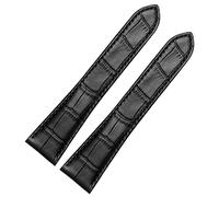 SLCHJX Mira la correa para la banda de cuero genuino de tanque Claire Claire Leather Belt Belt London Solo Mechanical Watch Accessories 25 mm