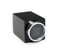 SLCHJX Mira un Solo Reloj de Aluminio de Aluminio Relojes de aleación Box 4 Modo de rotación Configuración de Ajuste Lady and Man Watches (Negro)