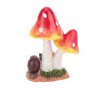 SLCHJX Modelo de Hongos en Miniatura Resina Micro Paisajismo Adornos de jardín Estatuas de jardín de Hadas de Hongos al Aire Libre para Decoraciones y Regalos de césped de Patio, 2.4x2x3.3 Pulgadas