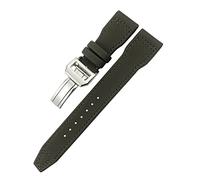 SLCHJX Para IWC Le Petit Prince Big Pilot IW3777 Black Sport Fiber Canvas Rating Strap 20 mm 21 mm 22 mm Nylon Leather Band