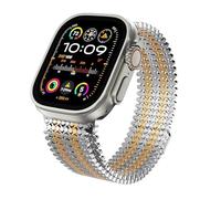 SLCHJX Para la banda Ultra 2 1 49 mm 46 mm 45 mm 44 mm 44 mm 41 mm 42 mm Correa de milanis para la serie 10 9 8 7 6 5 4 SE brazalete Correa Bands Watchs