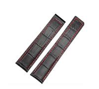 SLCHJX Pulsera de cuero genuino 19 mm 20 mm 22m para reloj