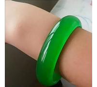 SLCHJX Pulsera para mujer, pulsera de jade, pulsera verde jade, pulsera de jade natural con caja, A, A