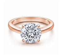 SLCHJX Ring de estilo de estilo moderno anillo de mujeres románticas anillo 925 compromiso de planta joyería de aniversario de vacaciones de vacaciones navideñas