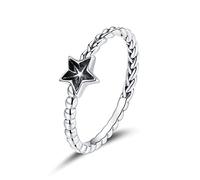 SLCHJX Star Finger Anillos para mujeres Oídos de trigo brillantes Anillos de boda Banda Fina Joyería