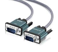 SLDXIAN Cable VGA a VGA, 15 Pin Cable VGA Macho a Macho 1080p para Portátil, Monitor, Televisión, Proyector (10M)