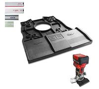 SLE - Adaptador de riel guía profesional para Einhell TP-ET 18 Li/TP-RO 18 Set para Makita/Bosch/Festool/Mafell Riel de guía, fresadora de cantos, adaptador