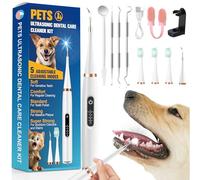 SLE Dog Dental Kit de Limpieza de Boca, Eliminador De Placa Y Sarro para Perros, Gato, Cepillo de Dientes para Mascotas Limpieza de Dientes y Cuidado Denta
