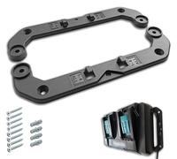 SLE - Soporte profesional para cargador Makita DC18RD, doble cargador de pared, soporte de pared para batería