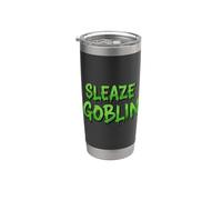 Sleaze Goblin - Disfraz sarcástico divertido de Halloween para adulto Vaso térmico de acero inoxidable de doble pared