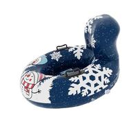 Sledding Ring With Handle - Tubo de nieve inflable de 43 pulgadas | PVC Heavy Duty - Durable winter sled with sturdy grip for safe snow fun and doubles as pool float for beach holidays and parties.