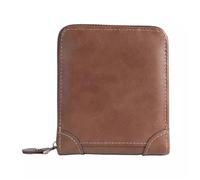 SLEDEZ Cartera Punk Cartera Corta for Hombres de Negocios de Europa y Estados Unidos, Monedero Multifuncional con posición multitarjeta(Colour 1)