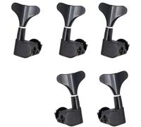 Sleek Design 5 clavijas de afinación de cola de pez, ideales para músicos que buscan un control de sonido preciso (2L3R, negro)