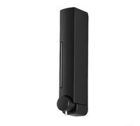 Sleek Design Bath Accessory ABS Wall Mounted Manual Press Soap Dispensing System (negro)