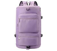 Sleek Design Gym Backpack, Sports Duffel Bag, Sturdy Overnight Travel Bag, Decorative Weekender Bag 630g for Indoor, Outdoor, Present, Gym, Event Sports, Travels, Multicolor, Lavender,