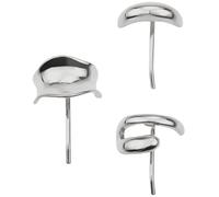 Sleek Hair Cuff, Decorative Ponytail, Portable Metal Holder Clips, Sturdy Alloy Cuffs, Adorable Metalclips for Women, Indoor, Outdoor, Present, Travel, 2.5x3cm, Gold, Silver