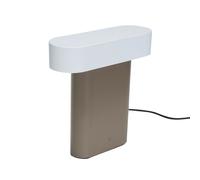 Sleek Lámpara de Mesa Marrón/ Gris Claro