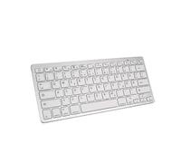 Sleek Silver Bluetooth Keyboard and Mouse Set for Various iPad Models - QWERTZ Layout Wireless Typing Solution
