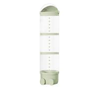 Sleek Transparent Design Stuffed Animal Storage Tube, Transparent Toy Storage Box, Plush Doll Organizer, Toy Display Storage Box for Toys, Bed Room, Toys Display Cabinet, Green, White Color