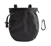 SLEEKEE 1 bolsa de tiza negra para escalada con 1 hebilla de metal negra para escalar, equipo de escalada, bolsa de tiza ajustable, bolsa de polvo multifuncional, adecuada para gimnasia