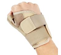 SLEEKEE 1 muñequera de color piel, protector de muñeca, protector de muñeca ajustable, protector de pulgar, muñequera, soporte para pulgar