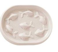 SLEEKEE 1 Tazón De Comida Lenta para Gatos Y Alimentador De Piezas, Diseño Anti Atraamiento Y Retraso, Estructura De Surcos Laberínticos, Método De Alimentación Divertido, Suministros para Mascotas.