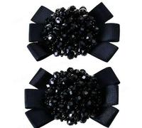 SLEEKEE 2 Pares De Flores Desmontables Para Zapatos, Parte Superior Elee Que Combina Con Todo, Exquisita Hebilla Para Zapatos De Moda, Adecuada Para Zapatos De Boda Para Mujer, Tacones Altos.