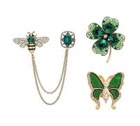 SLEEKEE 3 Broches, Accesorios De Borlas Frescas, Decoración De Bufanda De Escalera, Ancianos, Accesorios para Fiestas De Conferencias.