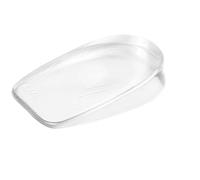 SLEEKEE 3 Pares De Plantillas Transparentes, Diseño De Talón Invisible, Absorción De Impactos Y Material Cómodo, Ajuste Suave A La Forma Del Pie, Medio Cojín Unisex.