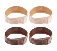 SLEEKEE 4 diademas para pelucas, diademas de terciopelo, diademas de agarre para mujer, cintas ajustables antideslizantes para fijar la diadema y evitar que la peluca se deslice