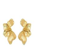 SLEEKEE 4 Pares De Pendientes En Forma De Madreselva, Textura Retro, Forma Irregular Geométrica, Exquisitos Accesorios Femeninos, Adecuados para Cenas, Ropa Diaria.