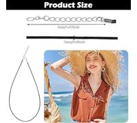 SLEEKEE 40 Cuerdas De Collar con Hebilla De Langosta, Accesorios De Joyería De Bricolaje, Cuerdas De Cuero De Tejido Apretado, Correa Cole Simple Y Versátil.