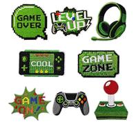 SLEEKEE 8 parches de juego, parches para estilos creativos, parches bordados para ropa, parches decorativos