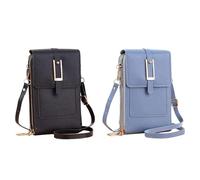 SLEEKEE Bolso Para Teléfono Móvil De 2 Piezas, Mini Bolso De Hombro, Bolso De Hombro Moderno Y Sencillo, Bolso Para Teléfono Móvil Con Pantalla Táctil