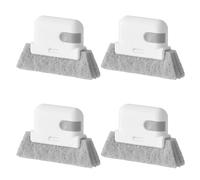 SLEEKEE Cepillos De Limpieza De Ventanas De 4 Piezas, Extraíbles Y Limpios Sin Callejones Sin Salida, Eliminación Eficiente De Manchas De Agua Y Suciedad, Ranuras Y Otros Huecos.