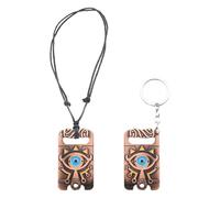 SLEEKEE Collar De Juego De rol De 1 Pieza, Llavero De Juego De rol De 1 Pieza, Cole con Tema De Juego, Collar Personalizado, Moderno Y Versátil, Joyería De Aleación