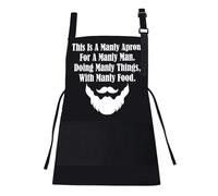 SLEEKEE Delantal con Estampado De Letras De 1 Pieza, Delantal Creativo, Delantal Impermeable, Delantal Antiaceite, Delantal De Cocina, Delantal De Trabajo