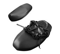 SLEEKEE Funda de asiento para scooter, 1 unidad, funda de piel para asiento de moto, funda de asiento para moto de bicicleta, suave e impermeable, apto para scooters, motocicletas y vehículos