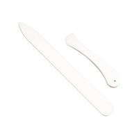 SLEEKEE Juego de 2 cuchillos de origami, cuchillo plegable de hueso blanco, apto para manualidades, manualidades y creaciones artísticas.