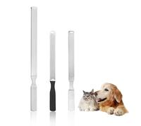 SLEEKEE Limas De Uñas para Mascotas con Dedos De Acero Inoxidable De 3 Piezas, Cortador De Uñas Grueso Y Duro, Pulido, Reparación De Uñas, Adecuado para Cachorros Y Gatos.
