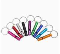 SLEEKEE Silbato De Aleación De Aluminio De 18 Piezas, Sonido De Alto Decibelio, Diseño De Llavero Liviano, Material De Metal Duradero, Accesorios De Supervivencia para Caminatas Al Aire Libre.