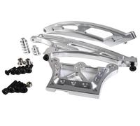 SLEEMNG Aluminio for LO-SI MTXL, Placa Superior Delantera de Coche de Gas + Conjunto de Soporte de chasis Delantero y Trasero, Pieza de Mejora(Army Green)