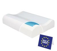 SLEEP COMFY Almohada de Gel de Espuma Viscoelástica Premium para Durmientes de Lado, Almohada de Gel Refrescante con Funda, Almohada Cervical, Almohada de Soporte Cervical, Almohada Ortopédica para